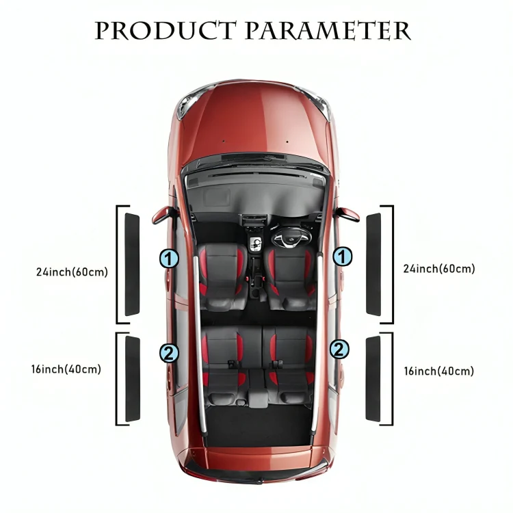 1+1 FREE | StepGrip - Carbon fiber door protection sticker - Image 11