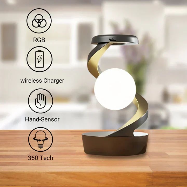 50% DISCOUNT | OrbGlow - Floating globe lamp - Image 3