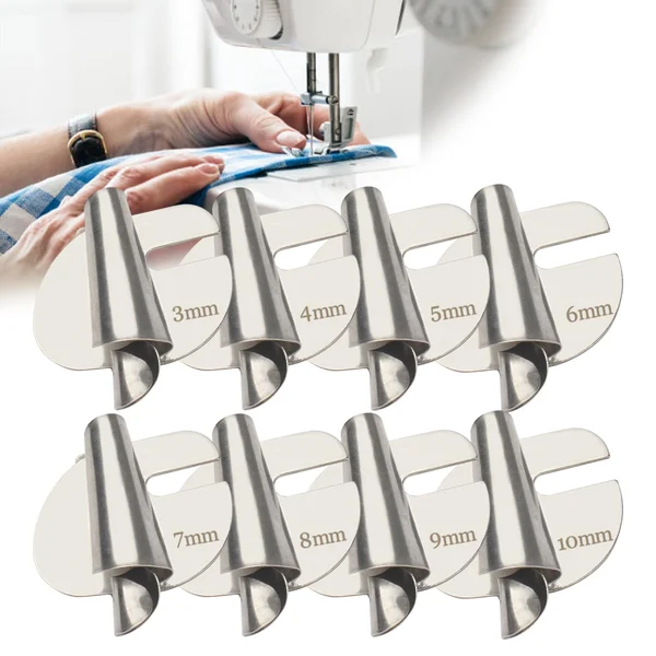 50% DISCOUNT | SewPerfekt™ - Spiral sewing tube hem foot - set of 8 pieces - Image 3