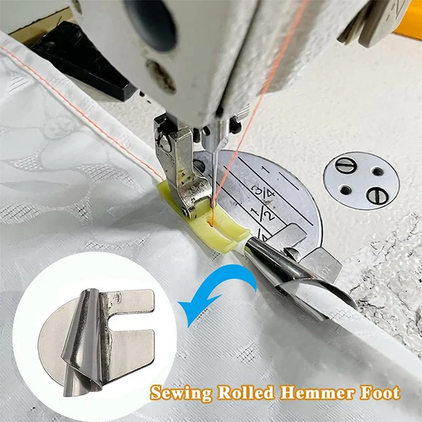 50% DISCOUNT | SewPerfekt™ - Spiral sewing tube hem foot - set of 8 pieces - Image 9