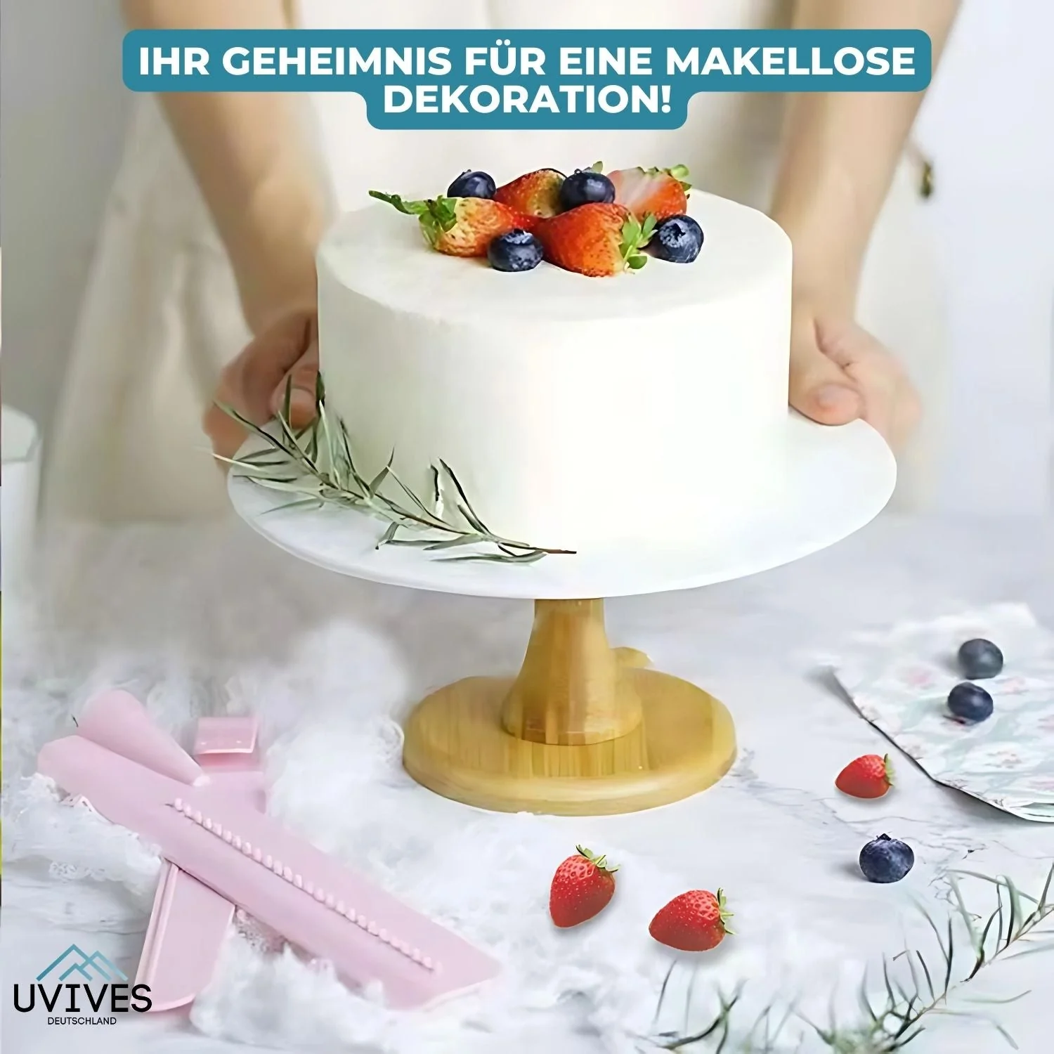 CakeCrafter™ - Adjustable cake scraper and smoother - Image 5